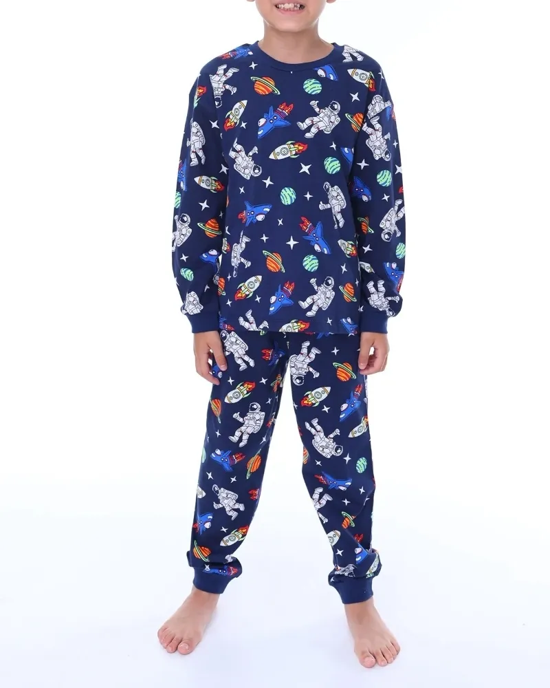 CHV2200-Bisiklet-Yaka-Uzay-Temalı-Uzun-Kollu-Erkek-Çocuk-Pijama-Takımı-Chivona-Çocuk-Giyim-Kıyafet-Takımları-1